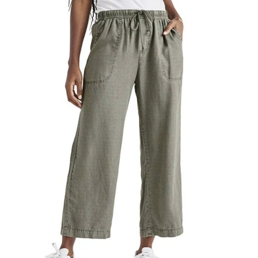 Angie Cropped Wide Leg Pants